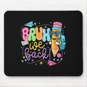 Tapis De Souris Crayon Drôle Bruh Nous Revenons Enseignants Retour
