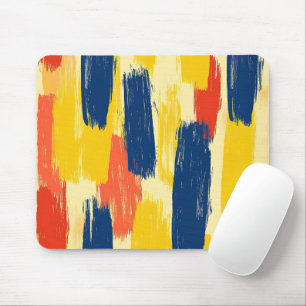 Tapis De Souris Crayon et fleurs de papillon