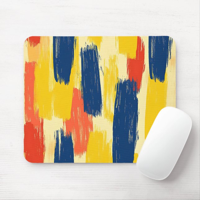Tapis De Souris Crayon et fleurs de papillon (Avec souris)