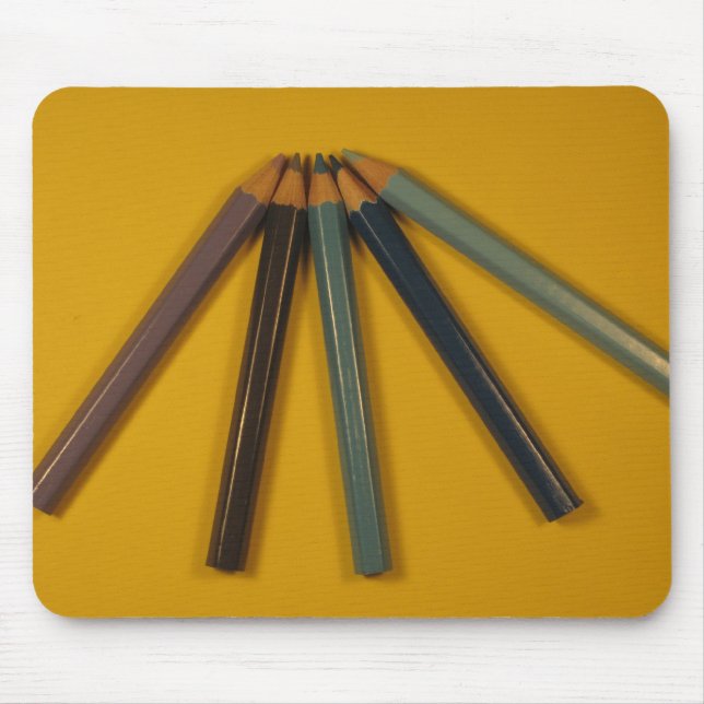 Tapis De Souris Crayons colorés (Devant)