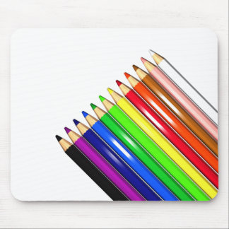 Tapis De Souris crayons de couleur