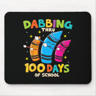 Tapis De Souris Crayons Enfants 100 Jours Scolaires Garçons Filles