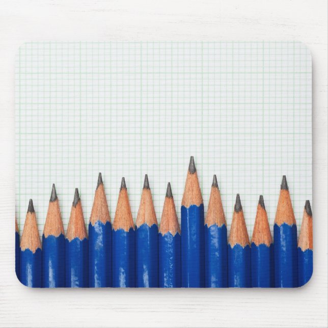 Tapis De Souris Crayons et papier de graphique (Devant)