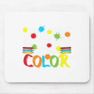 Tapis De Souris Crayons Still Color Mental Health Awareness 5