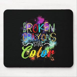Tapis De Souris Crayons Toujours Couleur Autosoins Problème de san