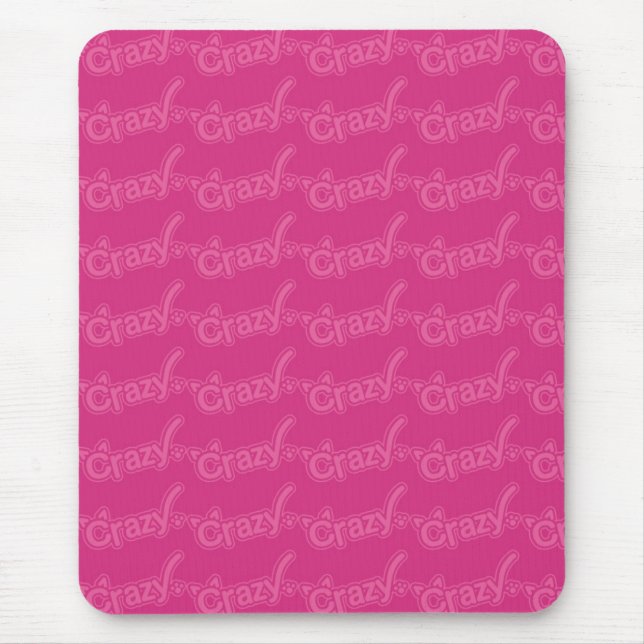 TAPIS DE SOURIS CRAZY マウスパッド タテ 001 PINK (Devant)
