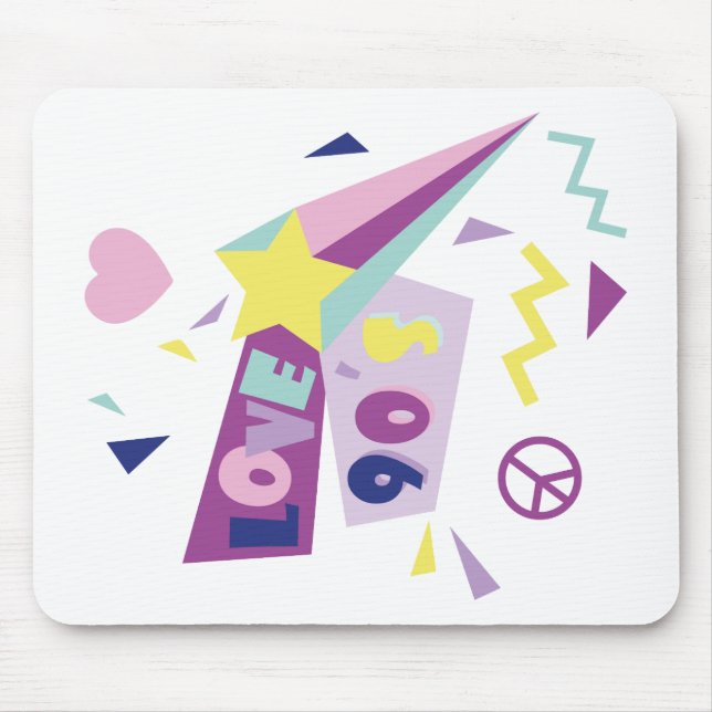Tapis de souris "crazy 90s" (Devant)