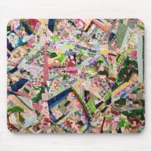 Tapis De Souris Crazy Quilt in Spring Colors