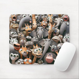 Tapis De Souris Crazy Wildlife Group