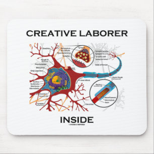 Tapis De Souris Creative Laborer Inside (Neuron / Synapse)
