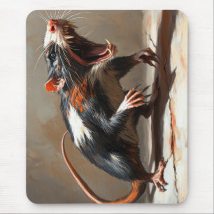 Tapis De Souris Créature de rat monstre