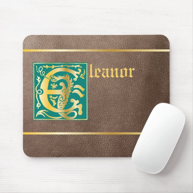 Tapis De Souris Créatures mythiques du XVIe siècle Capitale décora (Avec souris)