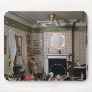 Tapis De Souris Crèche avec des jouets de "Mlle Miles" House',