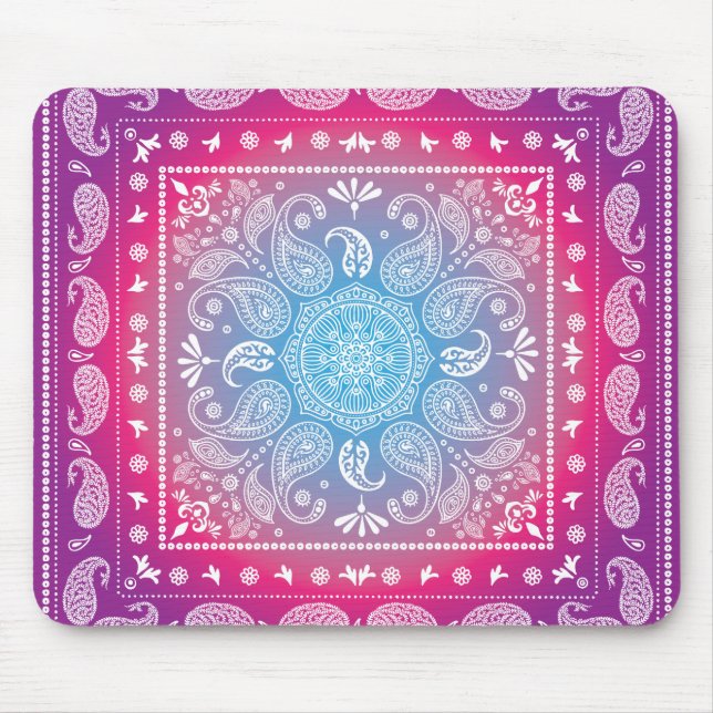 Tapis De Souris CRed Blue Burst Mousepad (Devant)