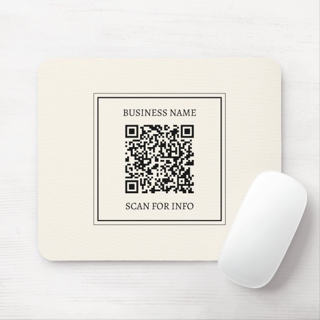 Tapis De Souris Créez instantanément un code QR scannable pour l'e (Avec souris)