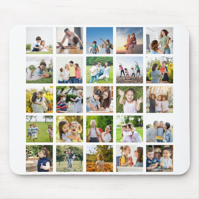 Tapis De Souris Créez votre propre collection photo 25 modifiable (Devant)