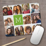 Tapis De Souris Créez votre propre Instagram Photo Collage Lime<br><div class="desc">Utilisez jusqu'à 11 photos de téléphone carré ou selfie pour créer un cadeau unique et personnel. Ou vous pouvez garder le chiot hipster et faire un gardien branché. Si vous avez besoin d'ajuster les images,  cliquez sur l'outil personnaliser pour apporter des modifications.</div>