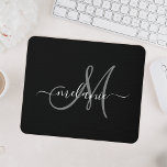 Tapis De Souris Créez Votre Propre Monogramme Personnalisé Et Un S<br><div class="desc">Créez votre propre pavé de souris personnalisé avec votre nom manuscrit personnalisé et votre monogramme. Pour modifier ce modèle de conception, modifiez les champs de texte comme indiqué ci-dessus. Vous pouvez facilement ajouter du texte ou des images, customiser des polices et des couleurs. Offrez-vous un cadeau parfait pour votre famille,...</div>