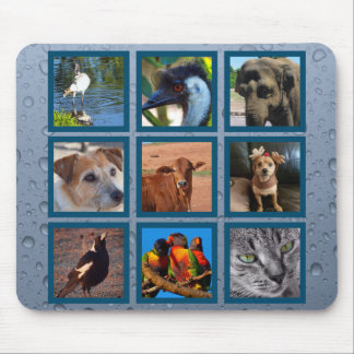 Tapis De Souris Créez votre propre mousepad animal - bleu