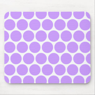 Tapis De Souris Créez votre propre point Polka violet