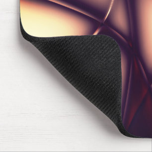 Tapis De Souris Crème beige brûlée sous une ligne claire ressemble