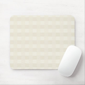 Tapis De Souris Crème En vichy Plaid Motif Pad