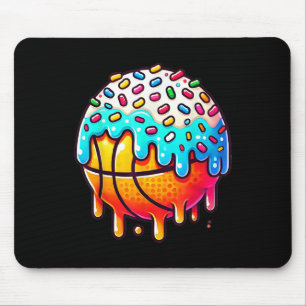 Tapis De Souris Crème glacée Basketball Driys Girls Basketba