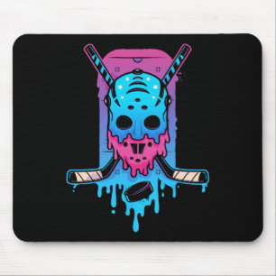 Tapis De Souris Crème glacée hockey qui coule