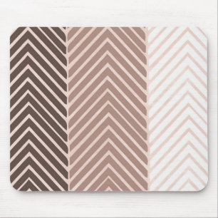 Tapis De Souris Crème triple Chevron