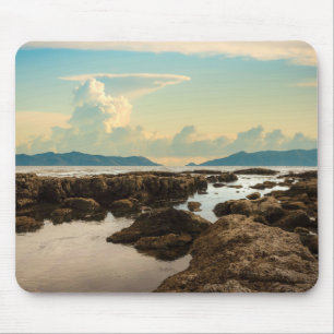 Tapis De Souris Crépuscule aux bassins de marée à Cabrillo Beach P
