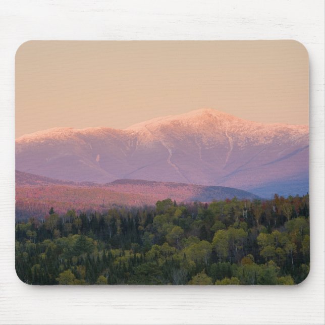 Tapis De Souris Crépuscule et mont Washington dans le (Devant)