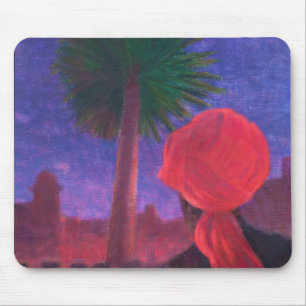 Tapis De Souris Crépuscule rouge Jodhpur 2012 de turban