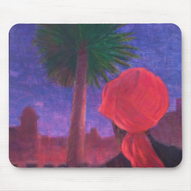 Tapis De Souris Crépuscule rouge Jodhpur 2012 de turban (Devant)