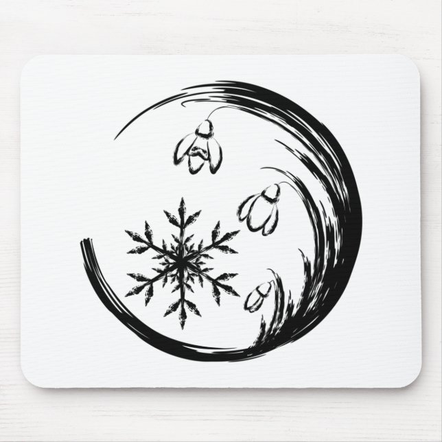 Tapis De Souris Crest d'hiver (Devant)