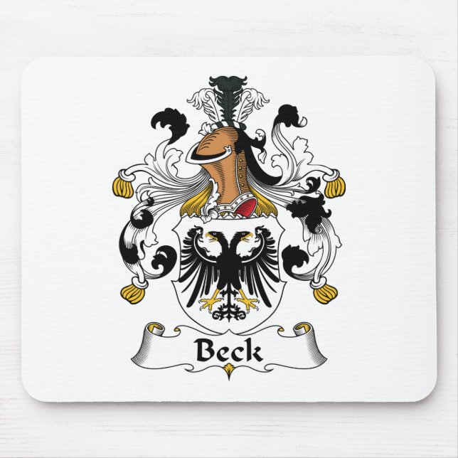 Tapis De Souris Crête de famille de Beck (Devant)