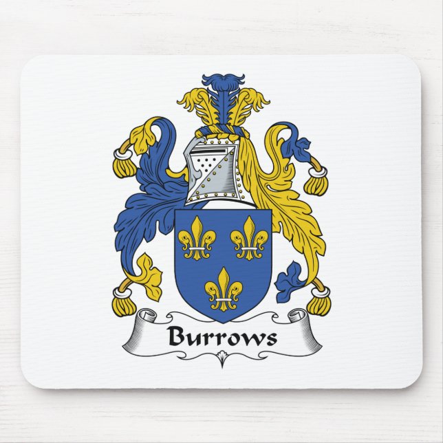 Tapis De Souris Crête de famille de Burrows (Devant)
