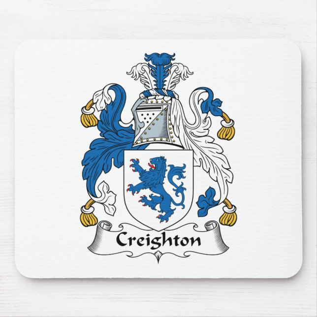 Tapis De Souris Crête de famille de Creighton (Devant)