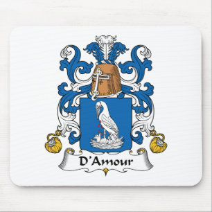 Tapis De Souris Crête de famille de D'Amour