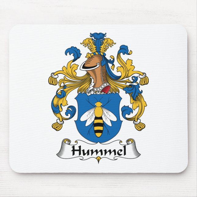 Tapis De Souris Crête de famille de Hummel (Devant)