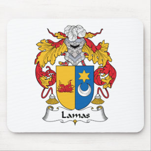 Tapis De Souris Crête de famille de lamas