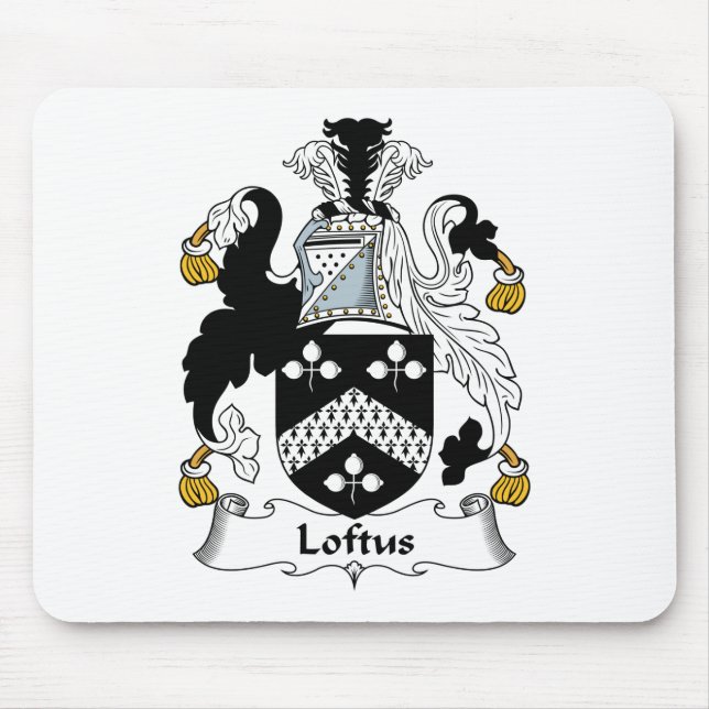Tapis De Souris Crête de famille de Loftus (Devant)