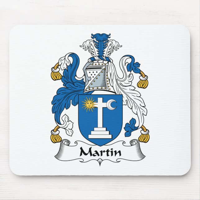 Tapis De Souris Crête de famille de Martin (Devant)