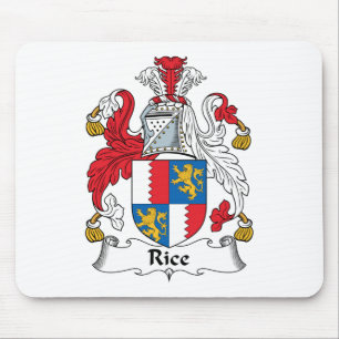 Tapis De Souris Crête de famille de riz