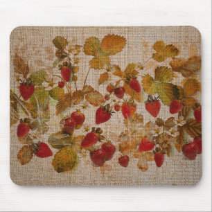 Tapis De Souris Cretonne de fraises