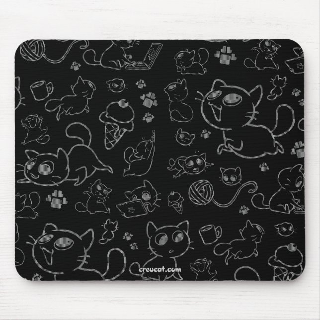 Tapis De Souris Créu Cat's Mousepad (Devant)