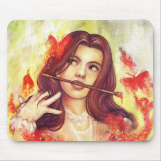 Tapis De Souris Cri" Mousepad "de papillon