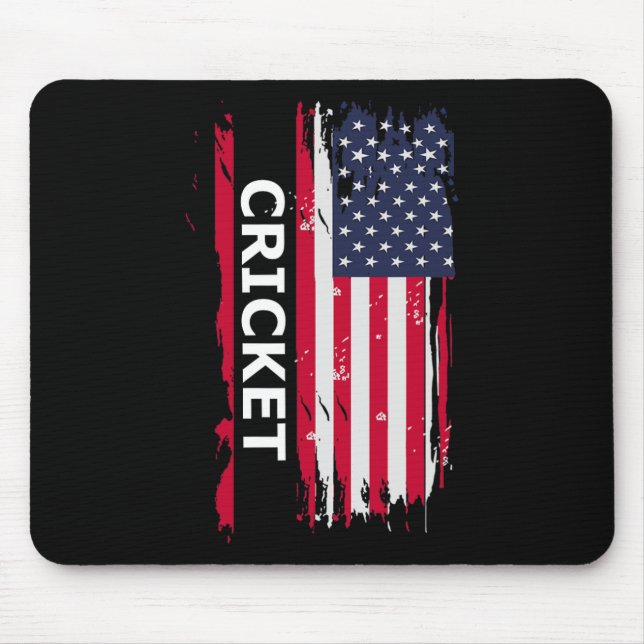 Tapis De Souris Cricket et joueurs de cricket  (Devant)