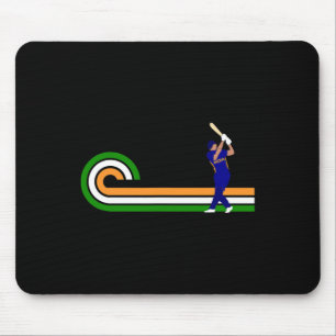 Tapis De Souris Cricket Inde pour les joueurs de cricket et les In