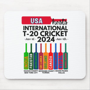 Tapis De Souris Cricket international T-20 Usa 2