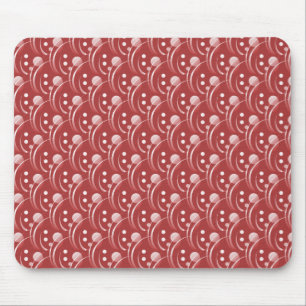 Tapis De Souris Crimson Red Hip et Stylish Mousepad